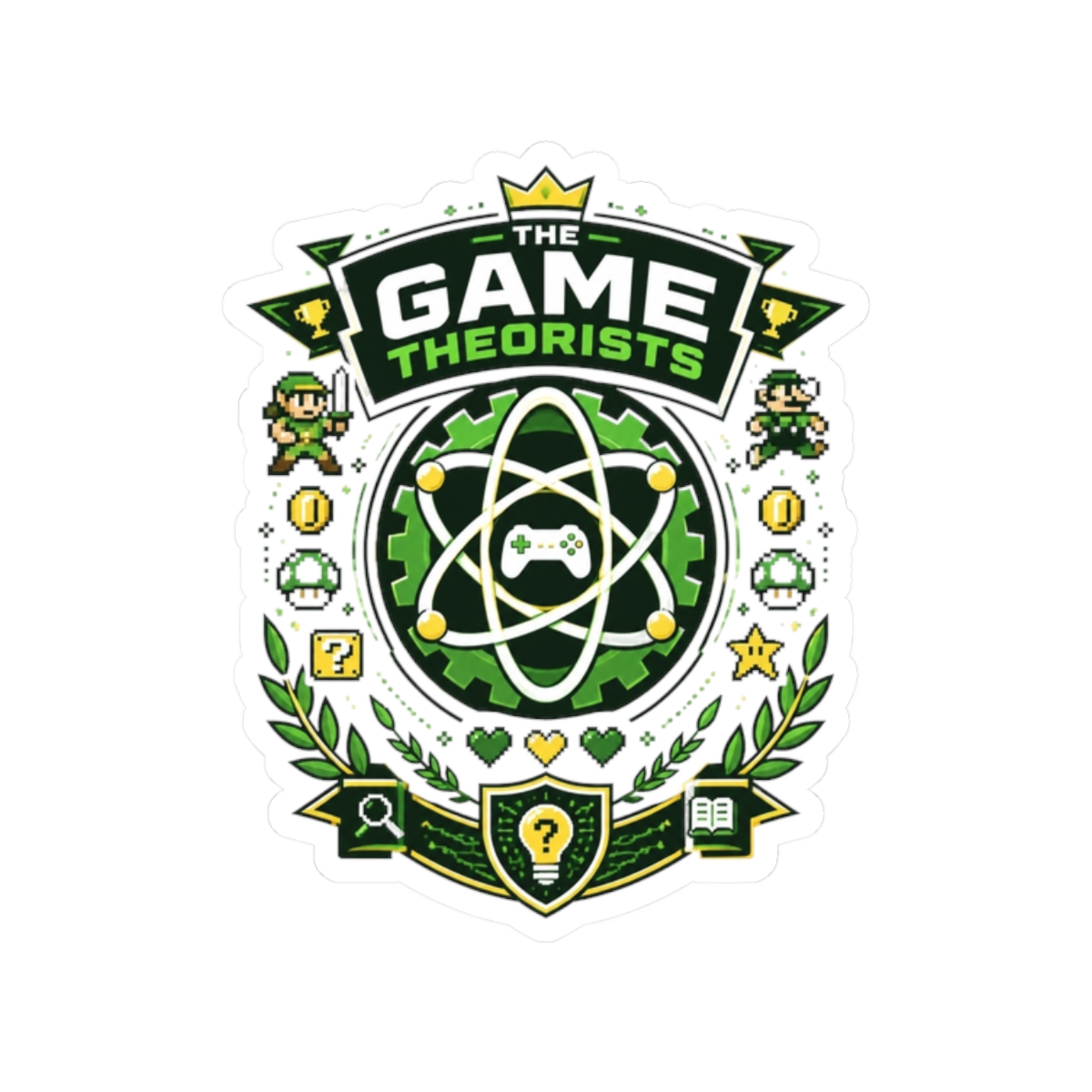 The Game Theorists Theoryverse "The Game Theorists" Sticker - Official Stickers merchandise