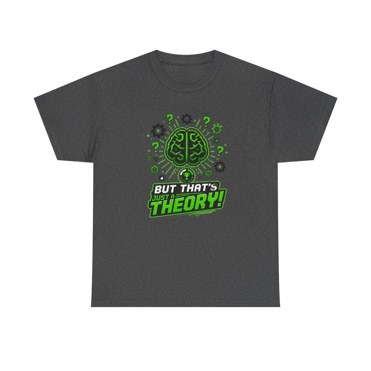 The Game Theorists Theoryverse "But that’s just a theory!" Unisex Tee - alternate angle 3, merchandise