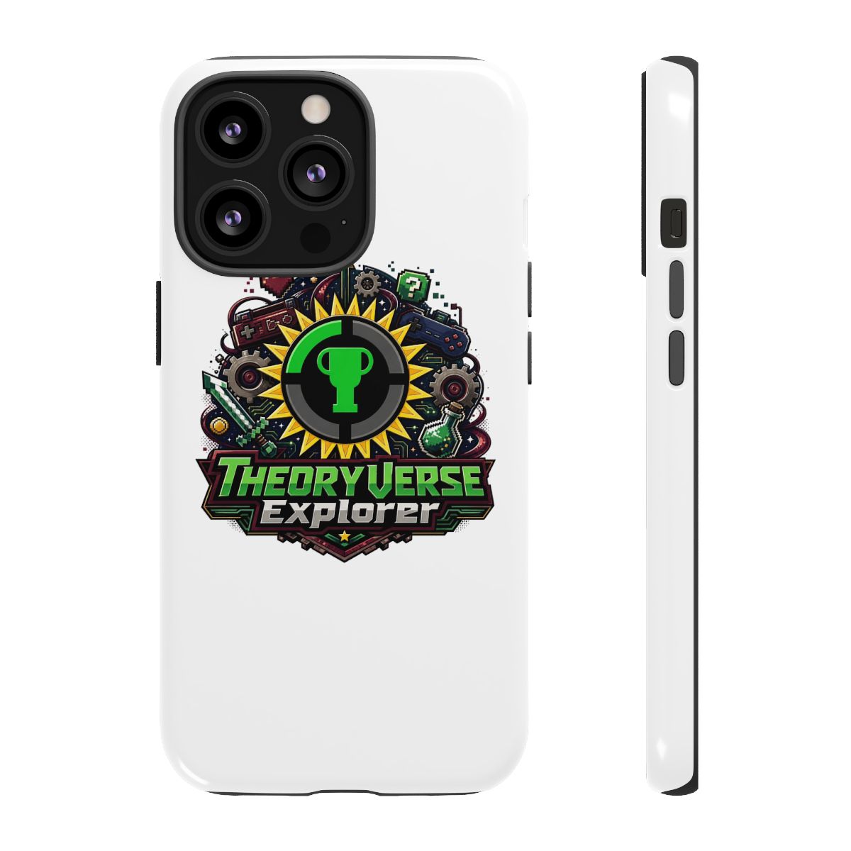 The Game Theorists Theoryverse "TheoryVerse Explorer" Phone Case - alternate angle 1, merchandise