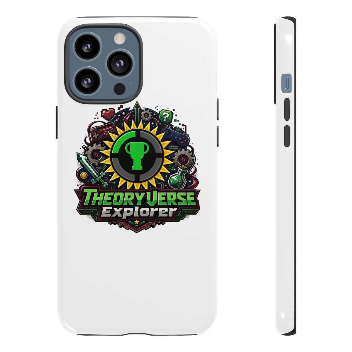 The Game Theorists Theoryverse "TheoryVerse Explorer" Phone Case - alternate angle 2, merchandise