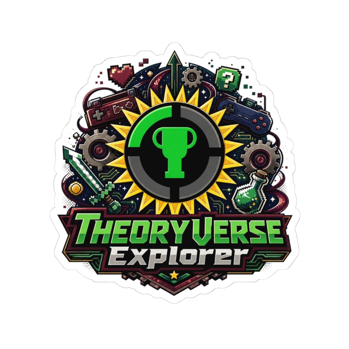 The Game Theorists Theoryverse "TheoryVerse Explorer" Sticker