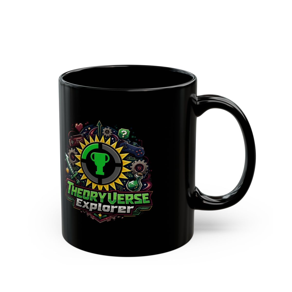 The Game Theorists Theoryverse "TheoryVerse Explorer" Black Mug