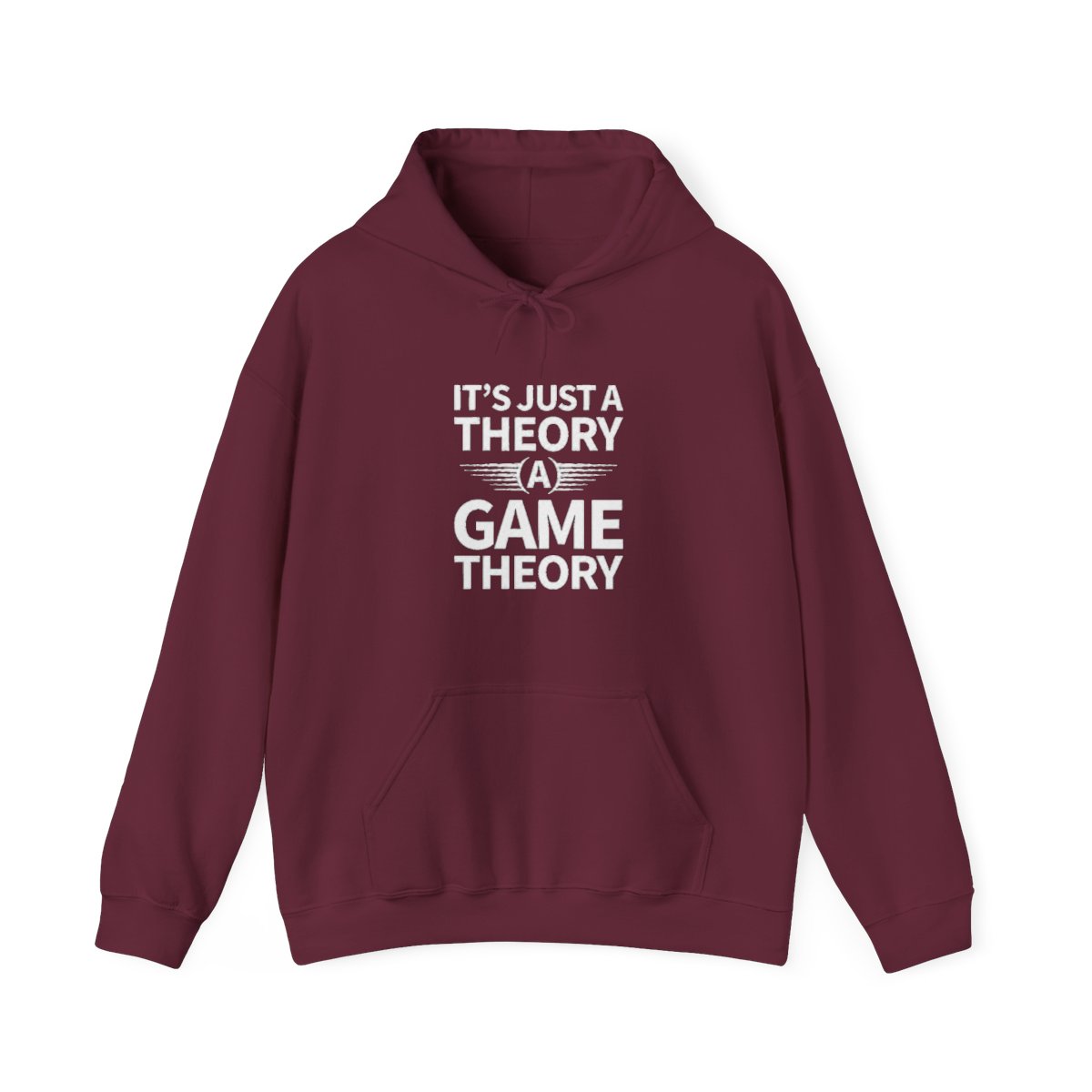 It's Just a Theory A Game Theory - White Hoodie | The Game Theorists Theoryverse - alternate angle 3, merchandise