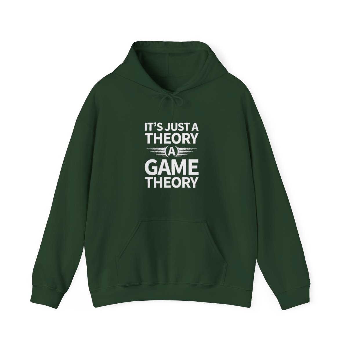 It's Just a Theory A Game Theory - White Hoodie | The Game Theorists Theoryverse - alternate angle 5, merchandise